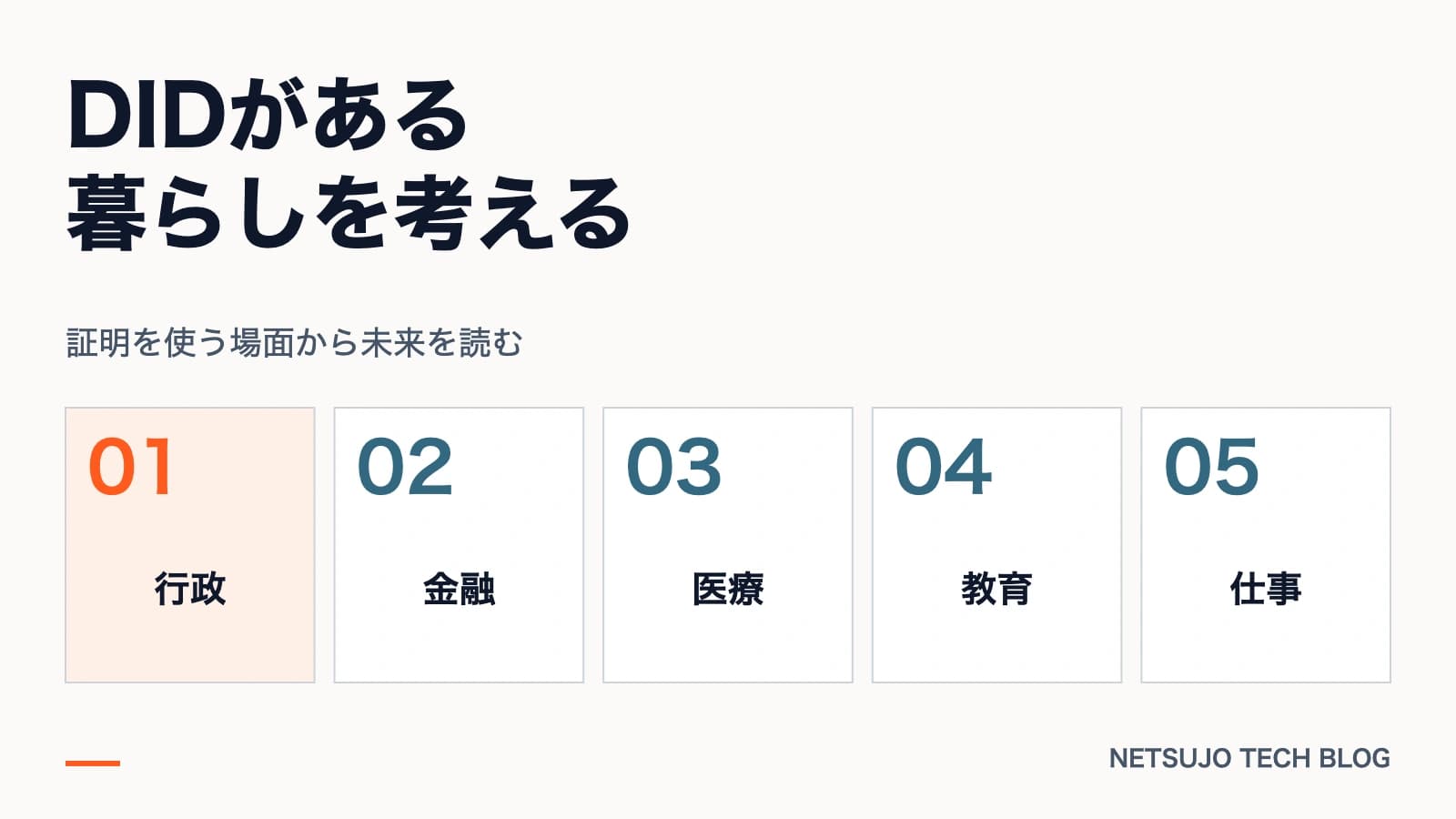 証明を使う場面から未来を読む。図解:行政、金融、医療、教育、仕事